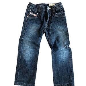 Diesel Jeans Kids Toddler Boy’s size 4 dark wash blue cotton denim